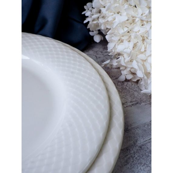 Тарелка мелкая 30 см, цвет белый, ALUMILITE AQUA, Porland, изображение 4