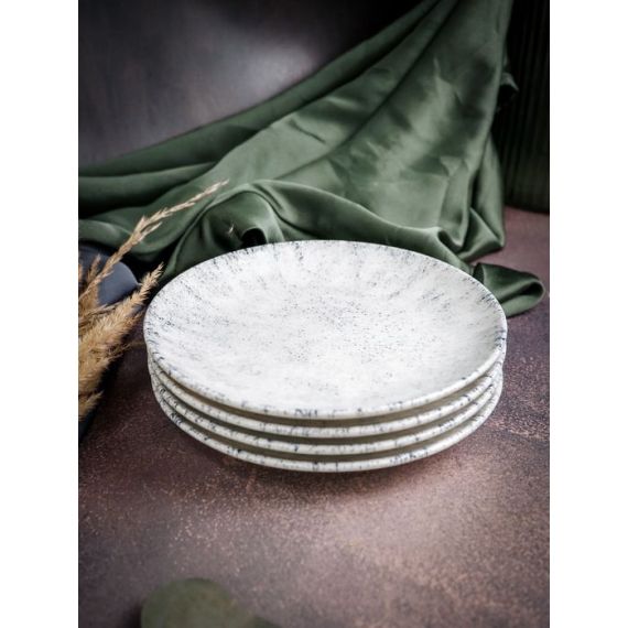 Тарелка мелкая 17 см, без борта,  цвет серый, BLIZZARD, Porland, изображение 16