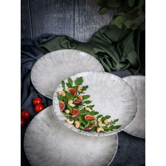 Тарелка мелкая 26 см, без борта,  цвет серый, BLIZZARD, Porland, изображение 15