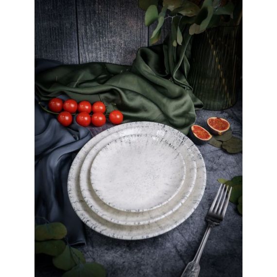 Блюдо овальное 26 х 19 см,  цвет серый, BLIZZARD, Porland, изображение 17