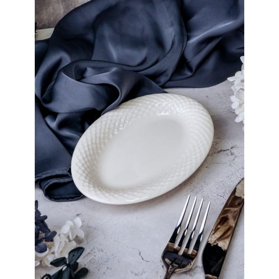 Блюдо овальное 16 см, цвет белый, ALUMILITE AQUA, Porland, изображение 6