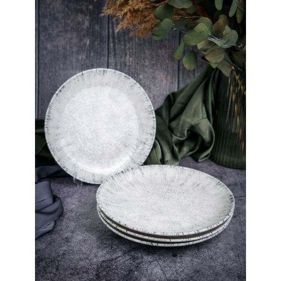 Тарелка мелкая 21 см, без борта,  цвет серый, BLIZZARD, Porland, изображение 14