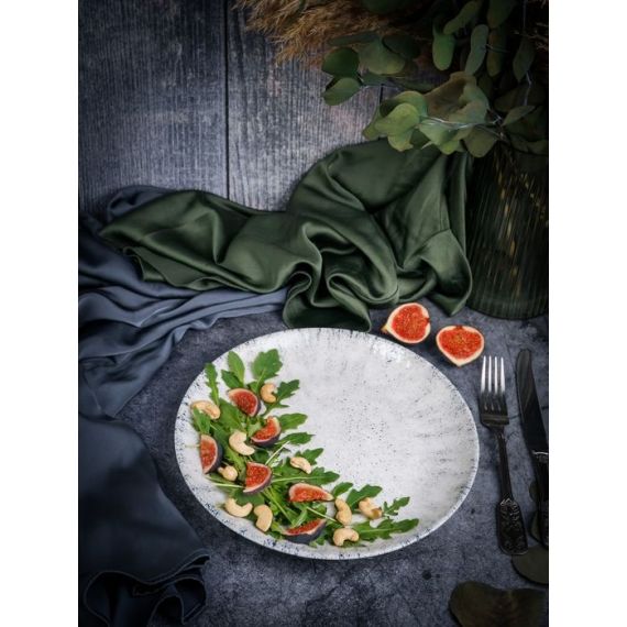 Тарелка мелкая 26 см, без борта,  цвет серый, BLIZZARD, Porland, изображение 3