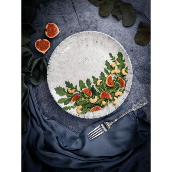 Тарелка мелкая 26 см, без борта,  цвет серый, BLIZZARD, Porland, изображение 6