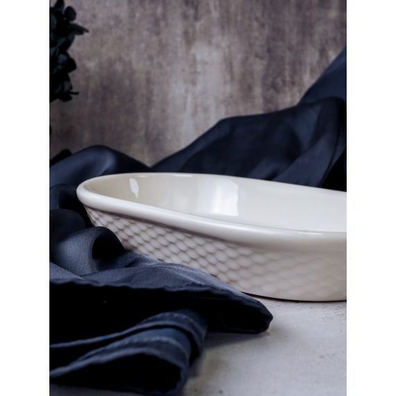 Салатник овальный 19 см, цвет белый, ALUMILITE AQUA, Porland, изображение 3