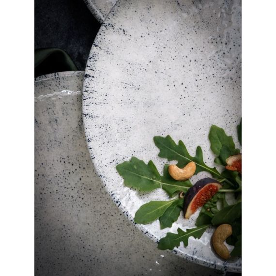 Тарелка мелкая 26 см, без борта,  цвет серый, BLIZZARD, Porland, изображение 13