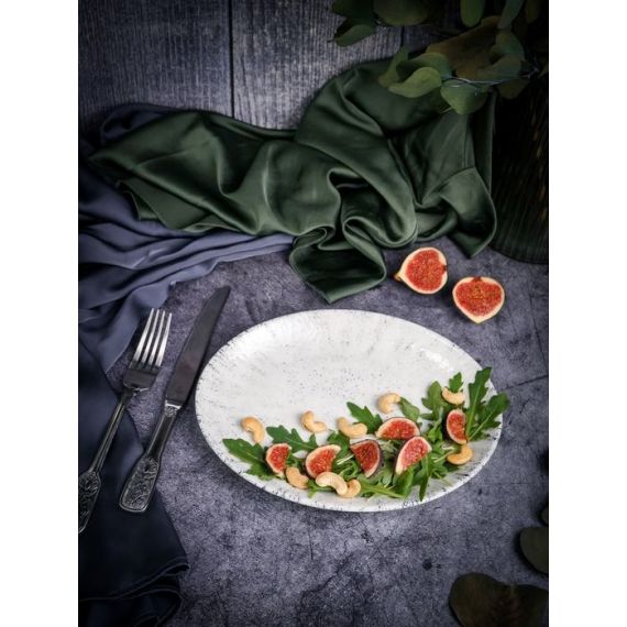 Блюдо овальное 26 х 19 см,  цвет серый, BLIZZARD, Porland, изображение 7