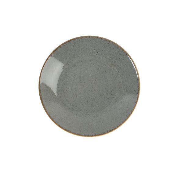 Тарелка глубокая 26 см безбортовая, Seasons Темно-серый, Porland, изображение 2