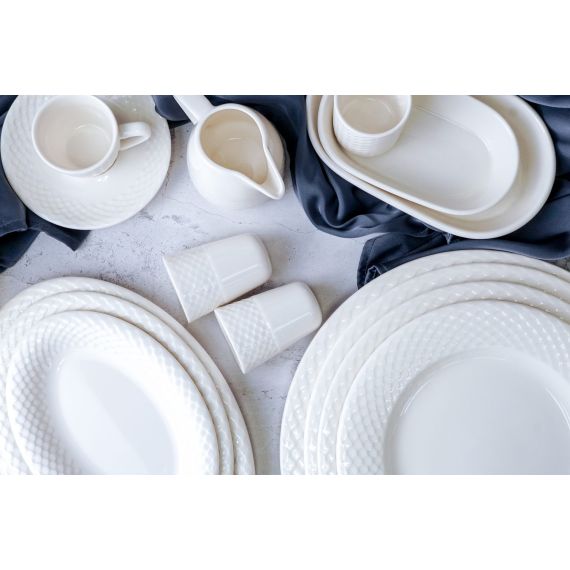 Салатник 24 см, цвет белый, ALUMILITE AQUA, Porland, изображение 4