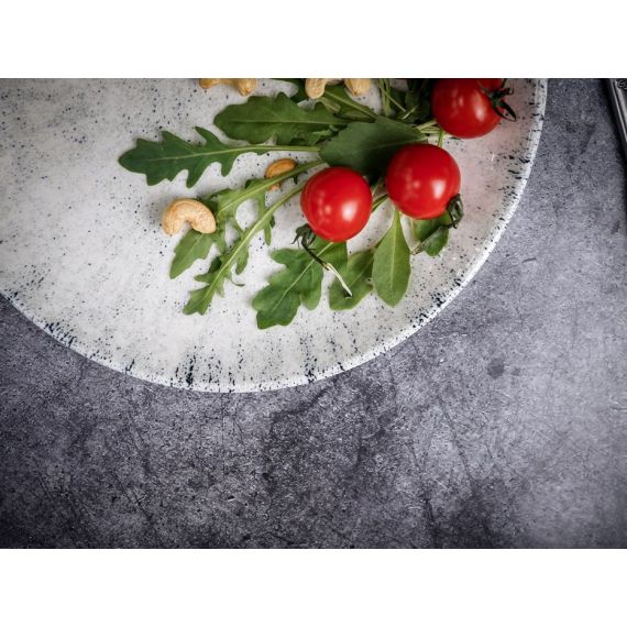 Тарелка мелкая 25 см, без борта,  цвет серый, BLIZZARD, Porland, изображение 5