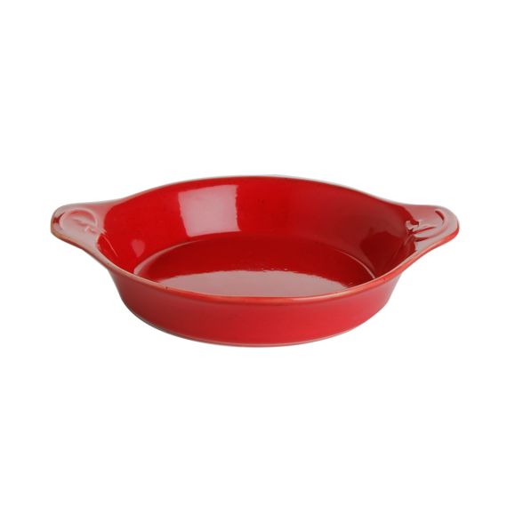 Форма для запекания d 17 см h 4 см (L c ручками 22 см), Seasons Красный, Porland, изображение 2