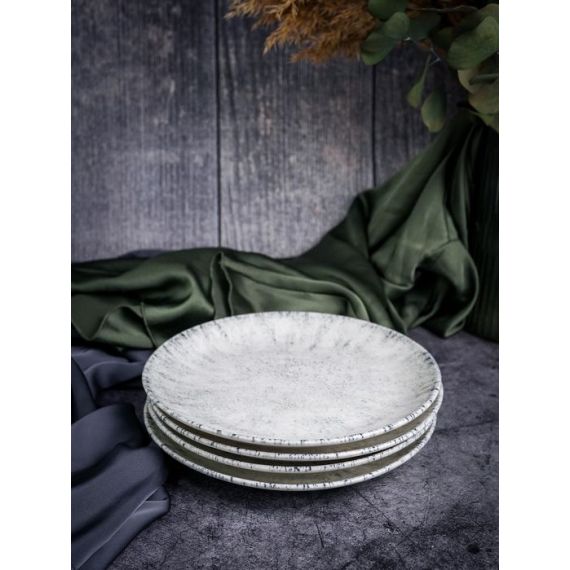 Тарелка мелкая 21 см, без борта,  цвет серый, BLIZZARD, Porland, изображение 12