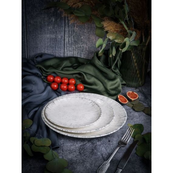 Блюдо овальное 21 х 16 см,  цвет серый, BLIZZARD, Porland, изображение 13