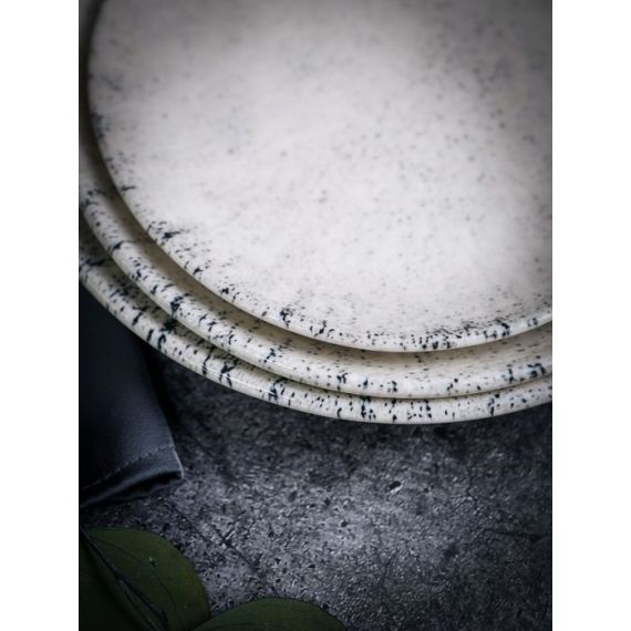 Блюдо овальное 26 х 19 см,  цвет серый, BLIZZARD, Porland, изображение 21