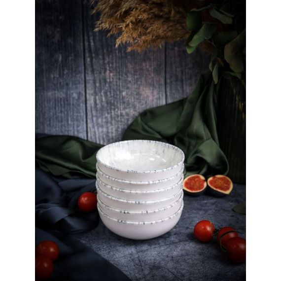 Салатник полуглубокий 13см,  цвет серый, BLIZZARD, Porland, изображение 10