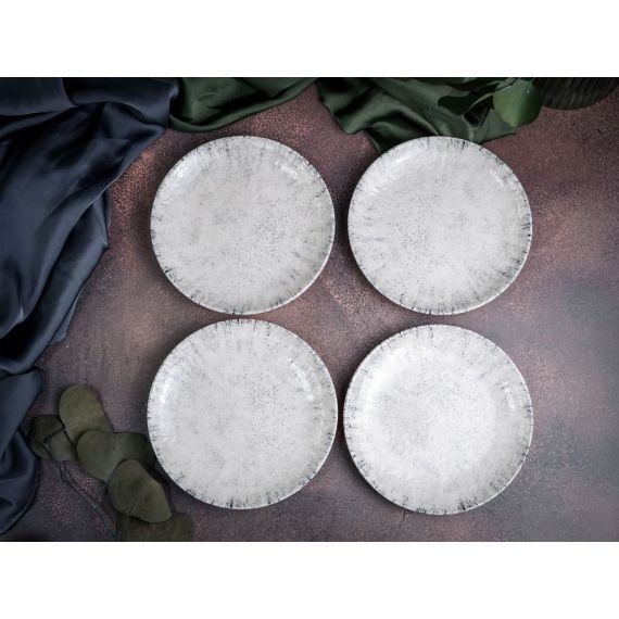 Тарелка мелкая 17 см, без борта,  цвет серый, BLIZZARD, Porland, изображение 17