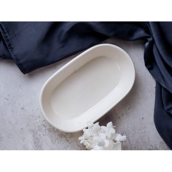 Салатник овальный 14 см, цвет белый, ALUMILITE AQUA, Porland, изображение 2