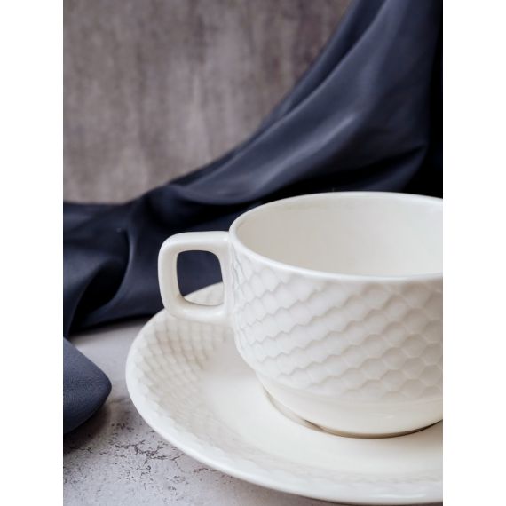 Чашка чайная 230 мл, цвет белый, ALUMILITE AQUA, Porland, изображение 2