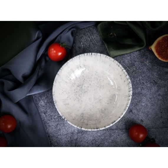 Салатник полуглубокий 13см,  цвет серый, BLIZZARD, Porland, изображение 2