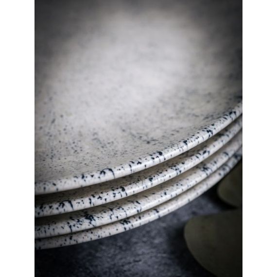 Тарелка мелкая 26 см, без борта,  цвет серый, BLIZZARD, Porland, изображение 7