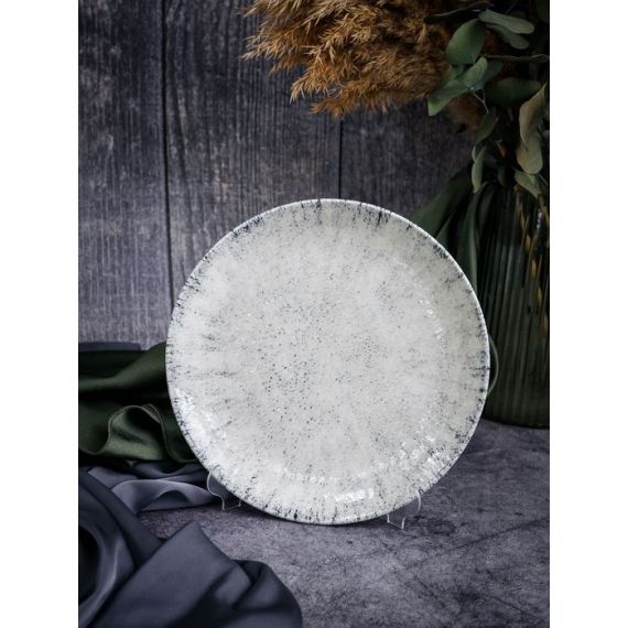 Тарелка мелкая 21 см, без борта,  цвет серый, BLIZZARD, Porland, изображение 2