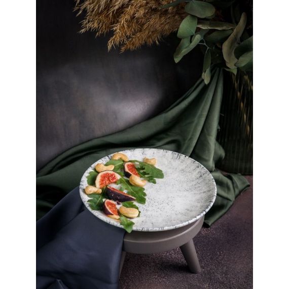 Тарелка мелкая 17 см, без борта,  цвет серый, BLIZZARD, Porland, изображение 6