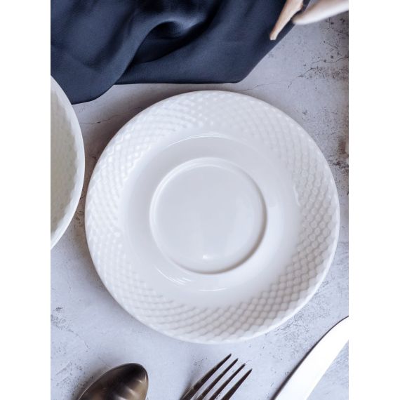 Блюдце для салатника 16 см, цвет белый, ALUMILITE AQUA, Porland, изображение 2