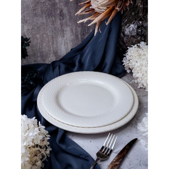 Тарелка мелкая 30 см, цвет белый, ALUMILITE AQUA, Porland, изображение 2