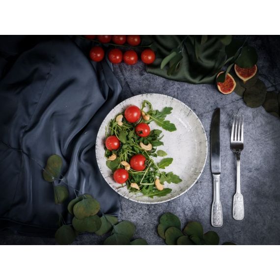 Салатник полуглубокий 22см,  цвет серый, BLIZZARD, Porland, изображение 3