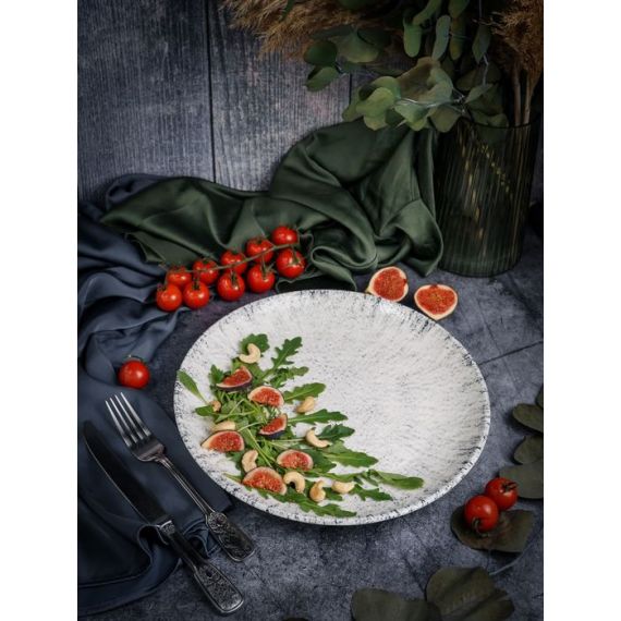 Тарелка мелкая 30 см, без борта,  цвет серый, BLIZZARD, Porland, изображение 4