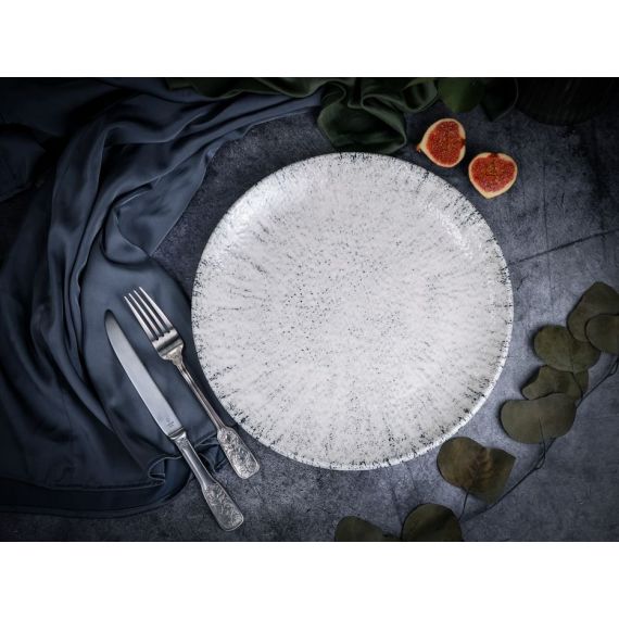 Тарелка мелкая 30 см, без борта,  цвет серый, BLIZZARD, Porland, изображение 7