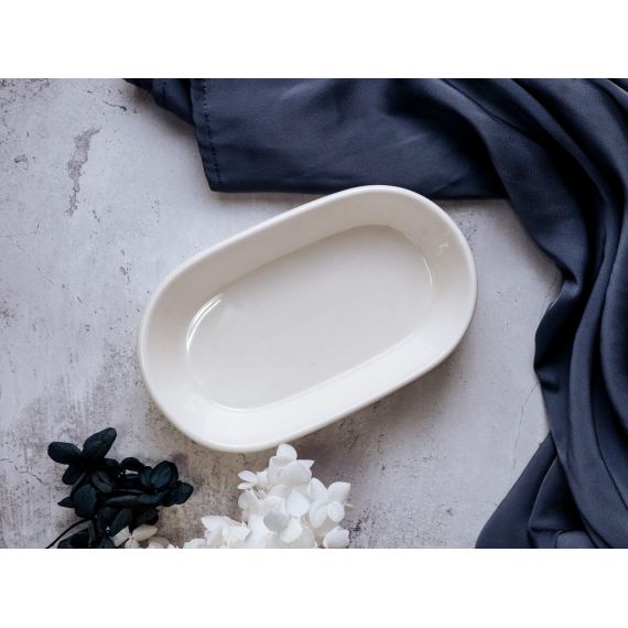 Салатник овальный 14 см, цвет белый, ALUMILITE AQUA, Porland, изображение 3