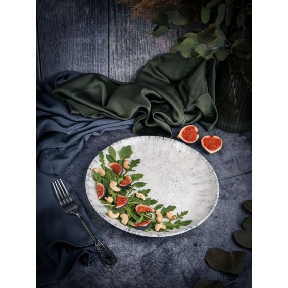 Тарелка мелкая 26 см, без борта,  цвет серый, BLIZZARD, Porland, изображение 5