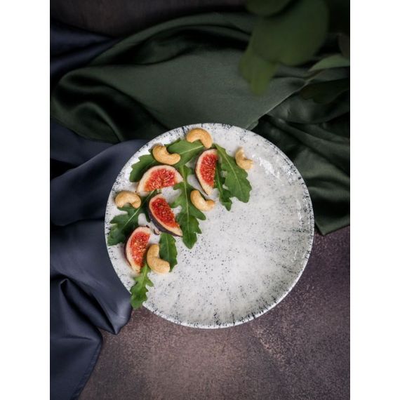 Тарелка мелкая 17 см, без борта,  цвет серый, BLIZZARD, Porland, изображение 7