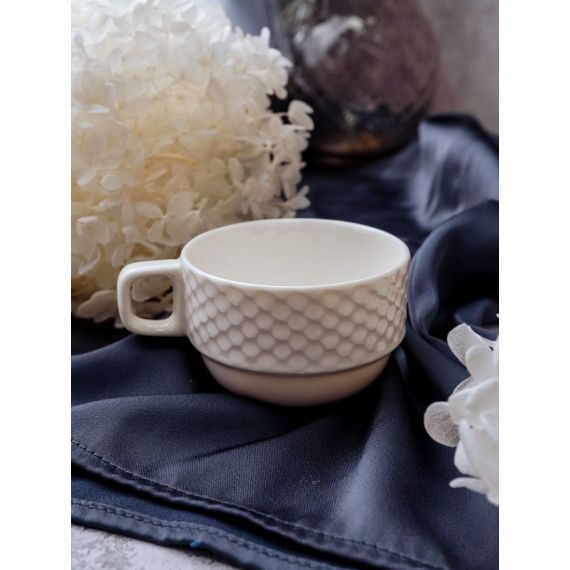 Чашка кофейная 75 мл, цвет белый, STORM, Porland, изображение 2