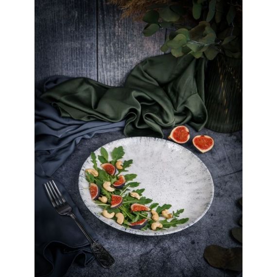 Тарелка мелкая 26 см, без борта,  цвет серый, BLIZZARD, Porland, изображение 4