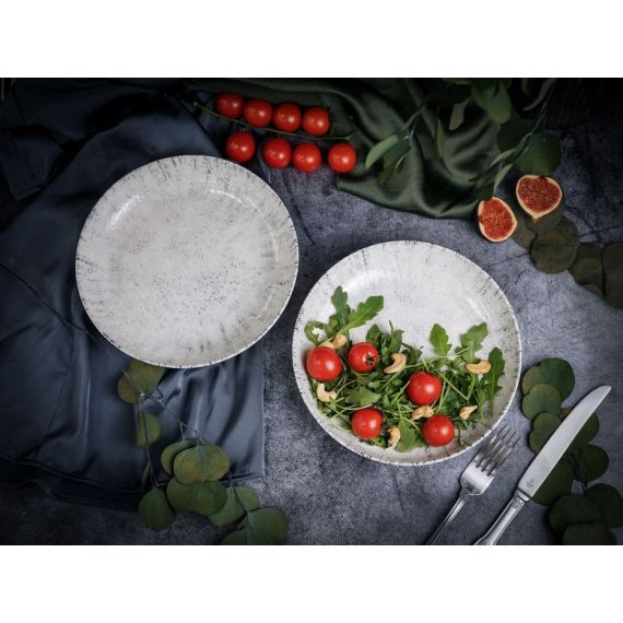 Салатник полуглубокий 22см,  цвет серый, BLIZZARD, Porland, изображение 11