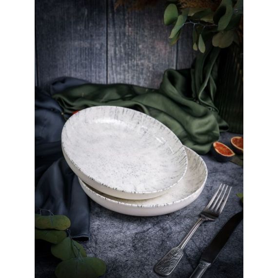 Салатник полуглубокий 22см,  цвет серый, BLIZZARD, Porland, изображение 7