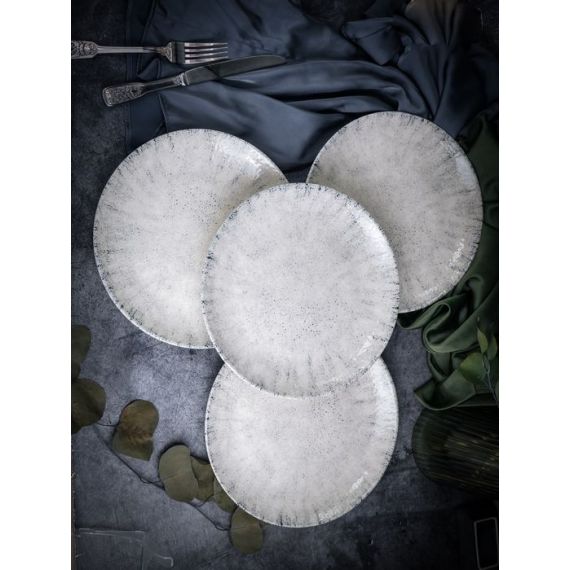 Тарелка мелкая 26 см, без борта,  цвет серый, BLIZZARD, Porland, изображение 10