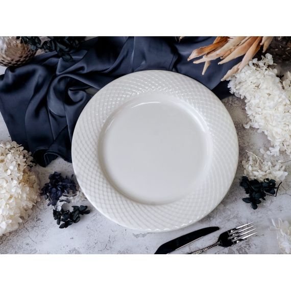 Тарелка мелкая 32 см, цвет белый, ALUMILITE AQUA, Porland, изображение 5