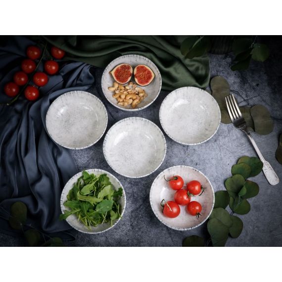 Салатник полуглубокий 13см,  цвет серый, BLIZZARD, Porland, изображение 28