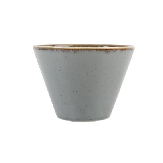 Чаша коническая d 12 см h 8 см 400 мл, Seasons Темно-серый, Porland, изображение 2