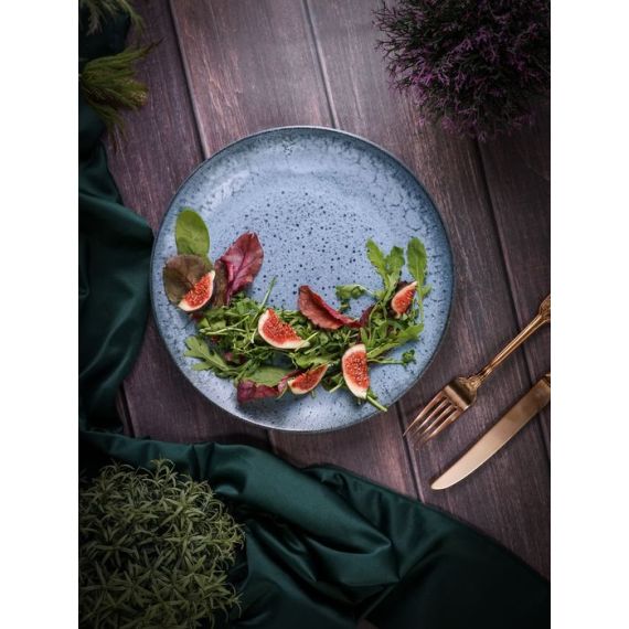 Тарелка плоская без рима 26см, цвет голубой, FROST, Porland, изображение 4