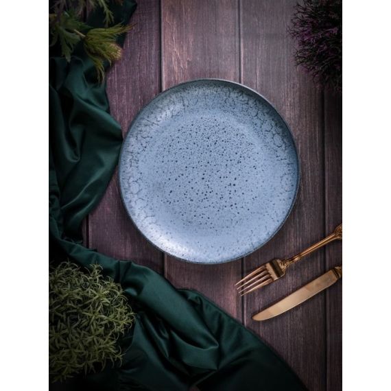 Тарелка плоская без рима 26см, цвет голубой, FROST, Porland, изображение 8