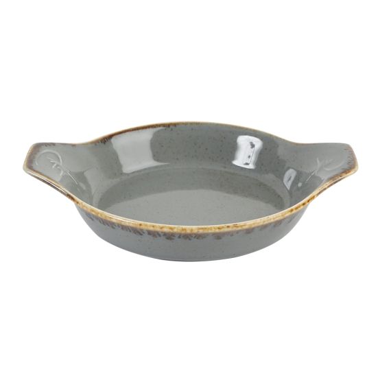 Форма для запекания d 17 см h 4 см (L c ручками 22 см), Seasons Темно-серый, Porland, изображение 2