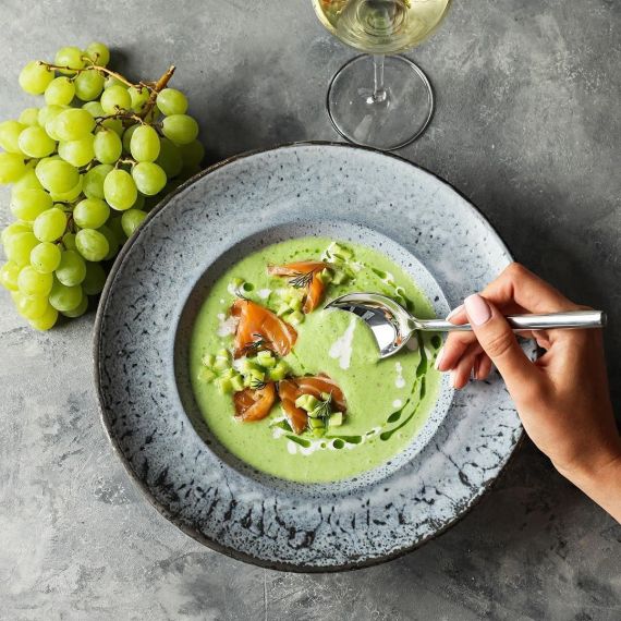 Тарелка плоская, 30 см, цвет голубой, FROST, Porland, изображение 18