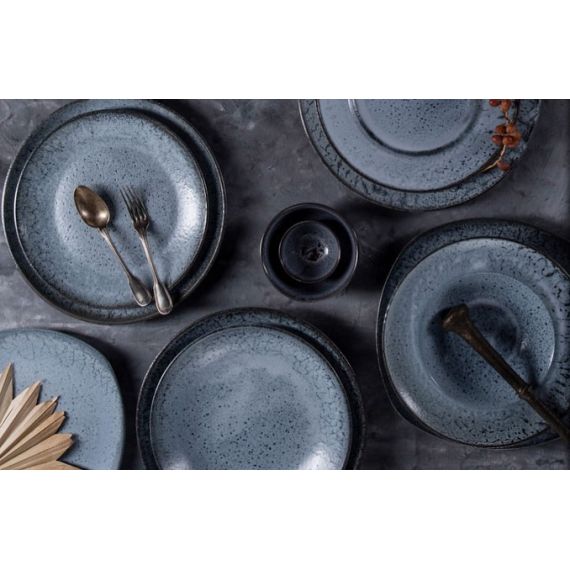 Тарелка с вертикальным бортом 27 см, цвет голубой, FROST, Porland, изображение 6