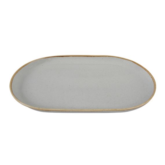Блюдо овальное 32х20 см, Seasons Серый, Porland, изображение 3