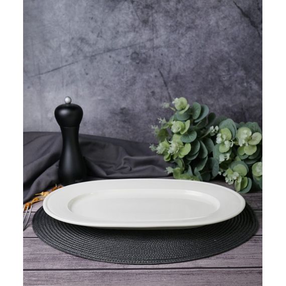 Блюдо овальное 34  см, LINE, Porland, изображение 2