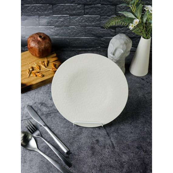 Тарелка плоская, 21 см, цвет белый, ILLUSION, Porland, изображение 6